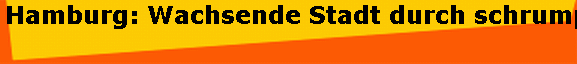 Hamburg: Wachsende Stadt durch schrumpfendes Gemeinwesen?