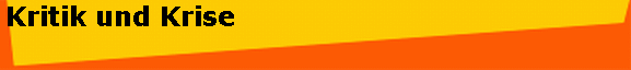Kritik und Krise