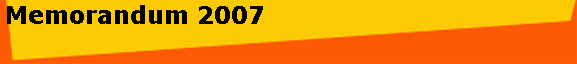 Memorandum 2007