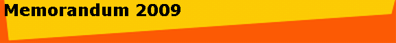 Memorandum 2009