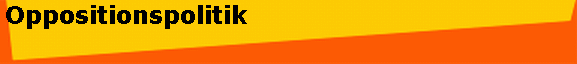 Oppositionspolitik