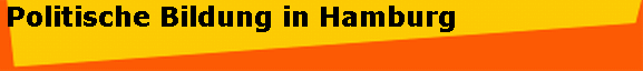 Politische Bildung in Hamburg